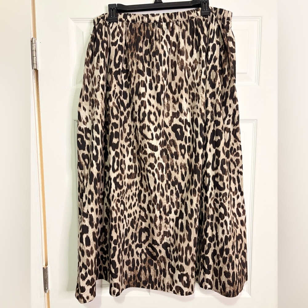 Leopard Print Women's Skirt